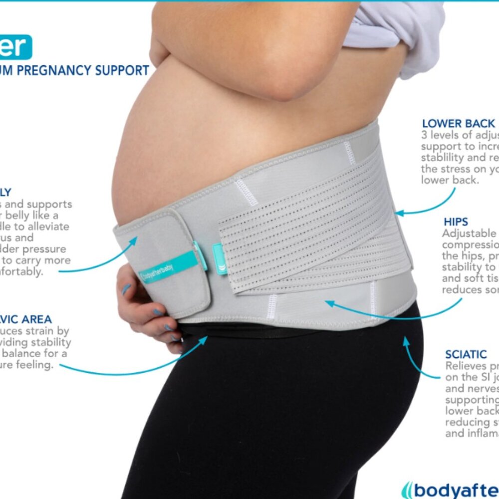 New Body After Body  Premium Pregnancy Support (Size L) & Compression Sock (M)